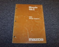 1982 Mazda GLC Wiring Diagram Manual