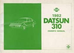 1982 Datsun 310 Owner's Manual