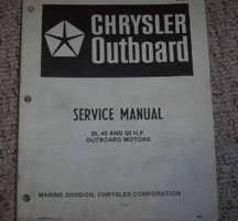 1982 Chrysler 35, 45 & 50 HP Outboard Motors Service Manual