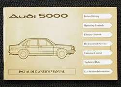 1982 Audi 5000 Owner's Manual