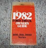 1982 Ford C-Series Truck Owner's Manual