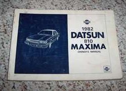 1982 Datsun 810 Maxima Owner's Manual