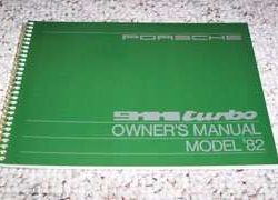 1982 Porsche 911 Turbo Owner's Manual
