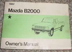 1982 Mazda B2000 Pickup Truck Owner's Manual