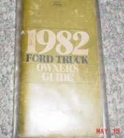 1982 Ford Bronco Owner's Manual