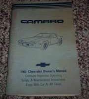 1982 Chevrolet Camaro Owner's Manual