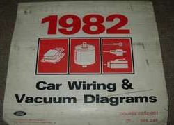 1982 Lincoln Town Car Large Format Wiring Diagrams Manual