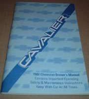 1982 Chevrolet Cavalier Owner's Manual