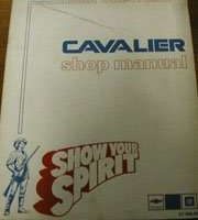 1982 Chevrolet Cavalier Service Manual