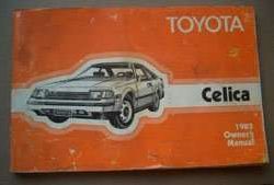 1982 Toyota Celica Owner's Manual