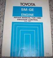 1982 Toyota Celica Supra 5M-GE Engine Emission Control Service Manual