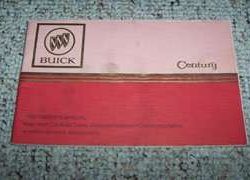 1982 Buick Century Owner's Manual