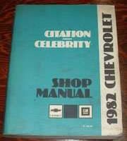 1982 Chevrolet Citation & Celebrity Service Manual