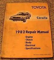 1982 Toyota Corolla Service Repair Manual