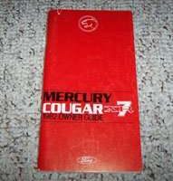 1982 Mercury Cougar XR7 Owner's Manual