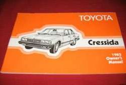 1982 Toyota Cressida Owner's Manual