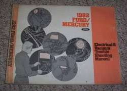 1982 Mercury Marquis Electrical & Vacuum Troubleshooting Manual