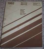 1982 Chrysler Cordoba Service Manual