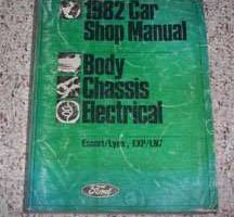 1982 Ford Escort & EXP Body, Chassis & Electrical Service Manual