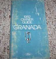 1982 Ford Granada Owner's Manual