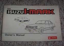 1982 Isuzu I-Mark Owner's Manual