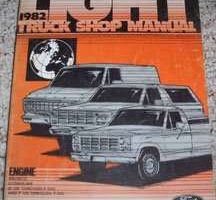 1982 Ford F-100 Truck Engine Service Manual