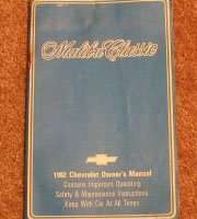 1982 Chevrolet Malibu Classic Owner's Manual