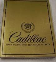 1982 Cadillac Eldorado Service Manual
