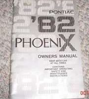 1982 Pontiac Phoenix Owner's Manual