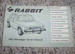 1982 Volkswagen Rabbit Owner's Manual