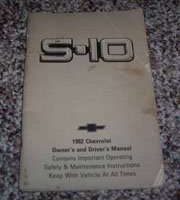 1982 Chevrolet S-10 Owner's Manual