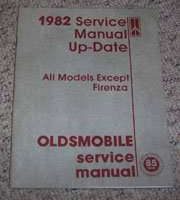 1982 Oldsmobile Cutlass Ciera Service Manual Up-Date