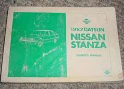 1982 Nissan Stanza Owner's Manual