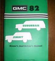 1982 GMC Suburban & Jimmy Owner's Manual
