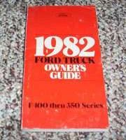 1982 Ford F-Series Truck 100-350 Owner's Manual