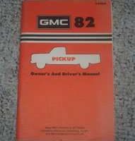 1982 GMC Pickup Truck Owner's Manual