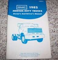 1982 GMC Medium Duty Trucks Owner's Manual
