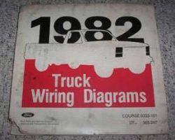 1982 Ford C-Series Truck Large Format Wiring Diagrams Manual