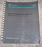 1985 Mercedes Benz 300SL & 300SEC Electrical Troubleshooting Manual