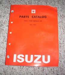 1984 Isuzu Impulse Parts Catalog