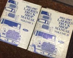 1986 Ford L-Series Truck Shop Service Repair Manual