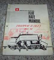 1984 Isuzu Trooper Flat Rate Manual