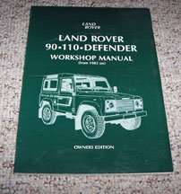 1989 Land Rover Defender Service Manual Owners Edition