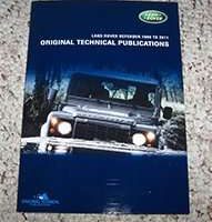1989 Land Rover Defender Service Manual, Parts Catalog, Electrical Wiring Diagrams & Owner's Manual DVD