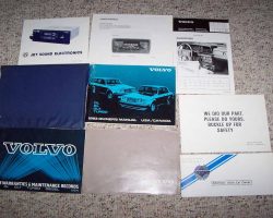 1983 Volvo 240 DL, GL, GTL & Turbo Owner's Manual Set