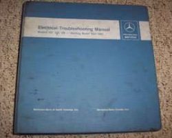 1983 Mercedes Benz 300D, 300CD & 300TD Electrical Troubleshooting Manual