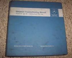 1985 Mercedes Benz 300SD Electrical Troubleshooting Manual