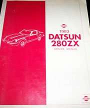 1983 Datsun 280ZX Shop Service Repair Manual