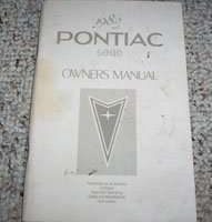 1983 Pontiac 6000 Owner's Manual