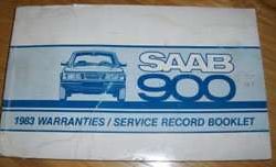 1983 Saab 900 Owner's Manual